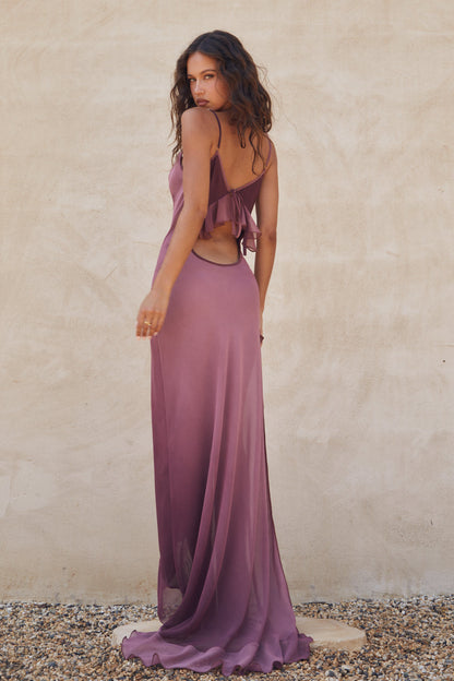 Vestido Willow - Burdeo