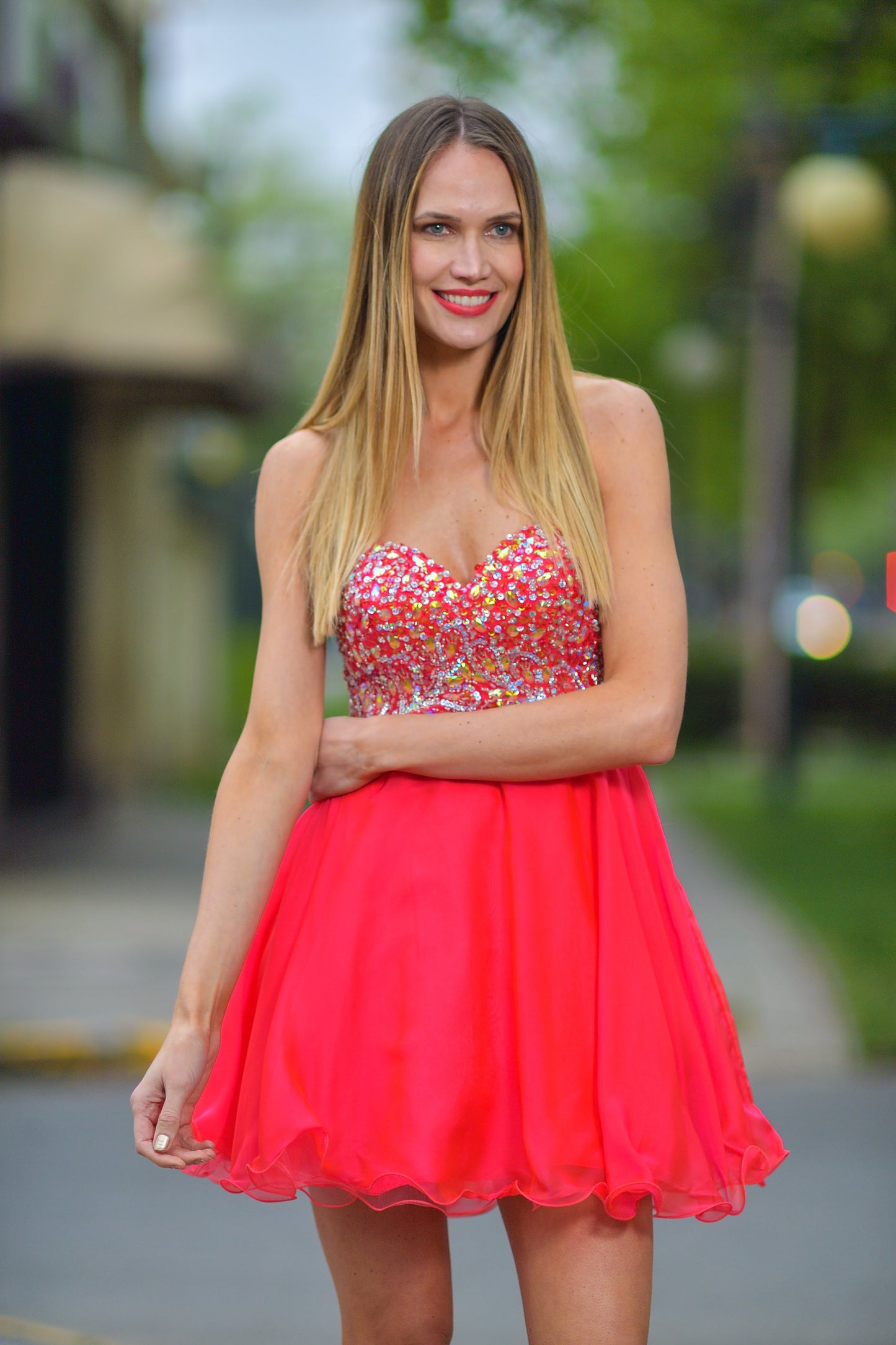 Vestido Sparkling Rouge