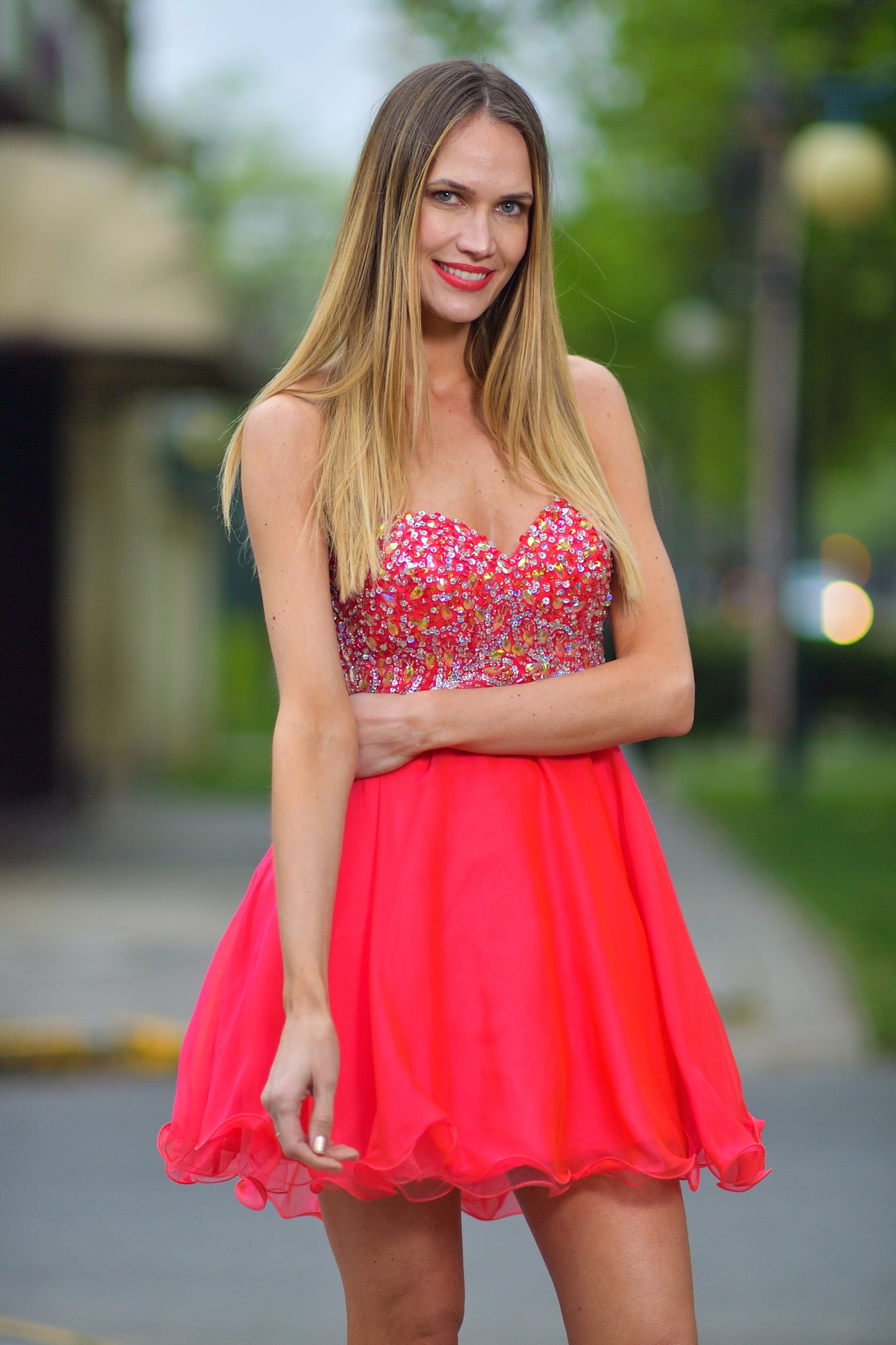 Vestido Sparkling Rouge